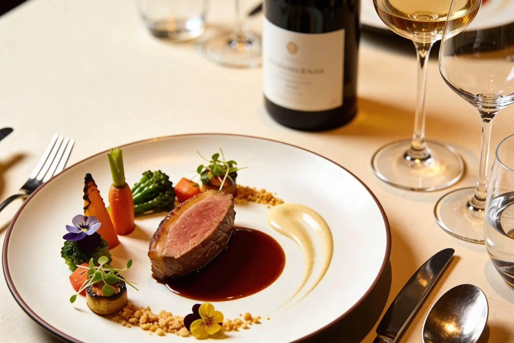 Fine Dining with Wine